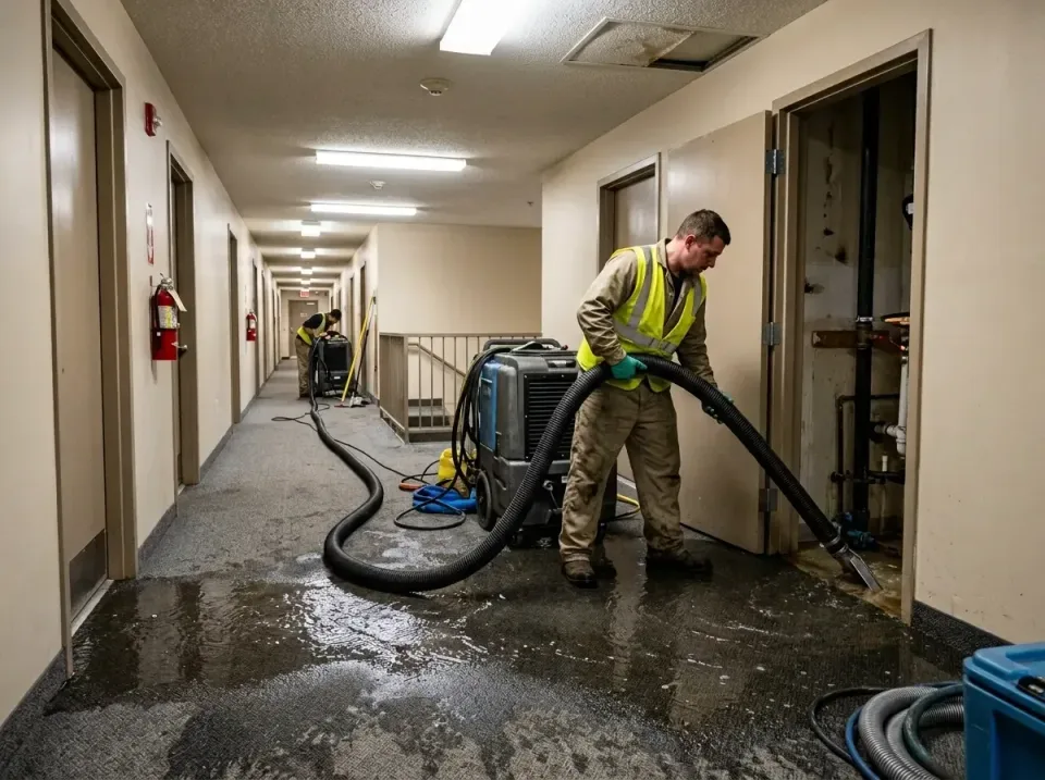 multi-unit-apartment-hallway-f-005 — frequently asked questions, Emergency Burst Pipe Water Extraction & Removal in Oconto F…